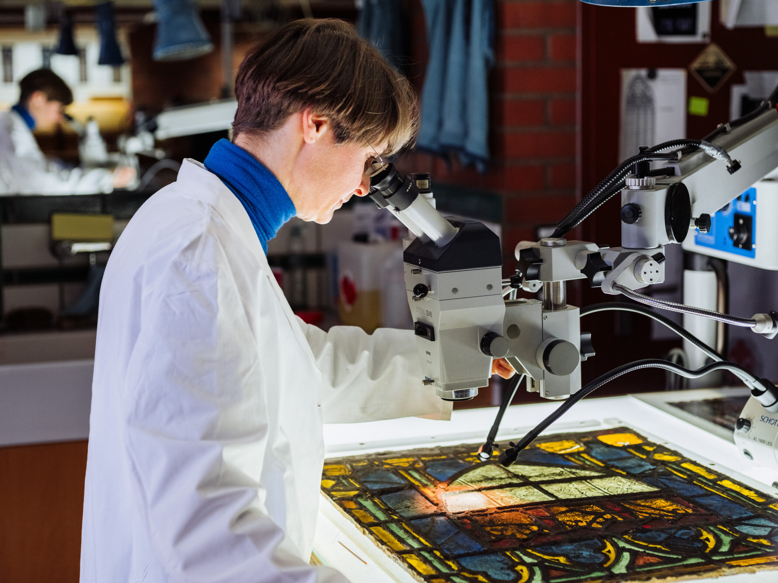 Restaurierung von Glasmalerei