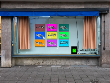 Bild: lempertz_1845_art. Ayham Khalifeh, Eine Rolle aus der Heimat, 2025 Schaufenster